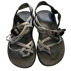 Chaco Women's Sandals Size 8 Green Purple Adjustable Strap